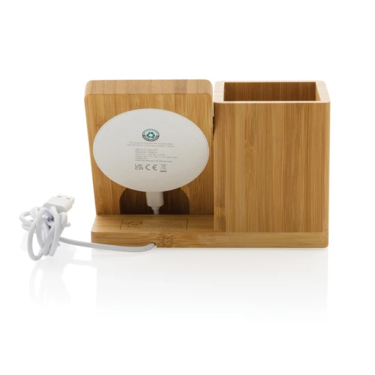 Ładowarka bezprzewodowa 5W, organizer na biurko Calgary (P308.479)