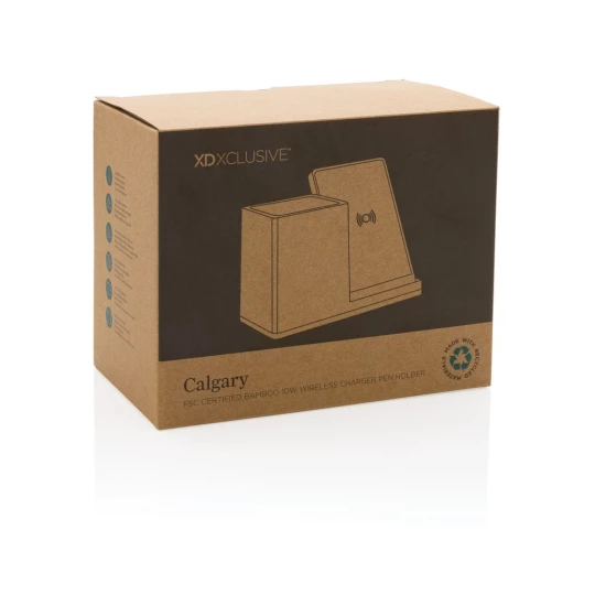 Ładowarka bezprzewodowa 5W, organizer na biurko Calgary (P308.479)
