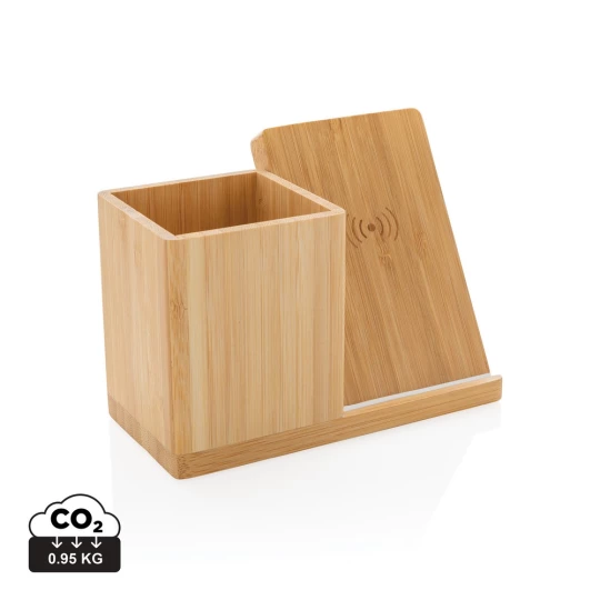 Ładowarka bezprzewodowa 5W, organizer na biurko Calgary (P308.479)