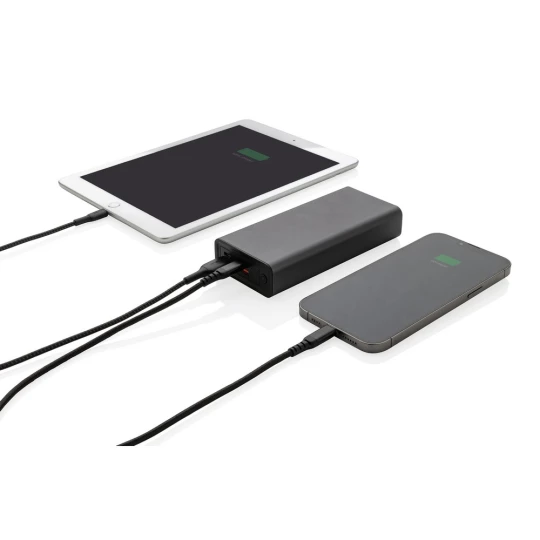 Power bank 20000 mAh Terra, aluminium z recyklingu (P322.632)
