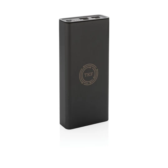 Power bank 20000 mAh Terra, aluminium z recyklingu (P322.632)