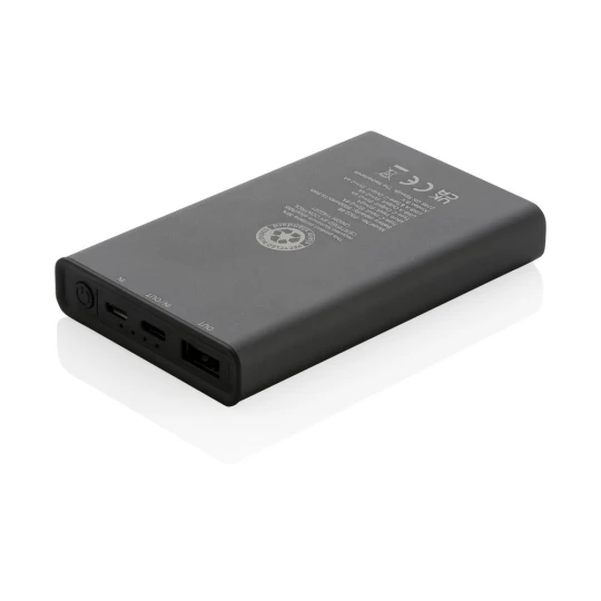Power bank 5000 mAh Terra, aluminium z recyklingu (P322.682)