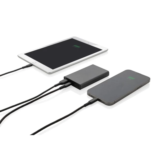 Power bank 5000 mAh Terra, aluminium z recyklingu (P322.682)