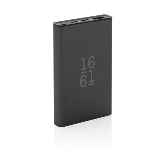 Power bank 5000 mAh Terra, aluminium z recyklingu (P322.682)
