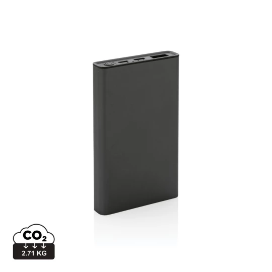 Power bank 5000 mAh Terra, aluminium z recyklingu (P322.682)