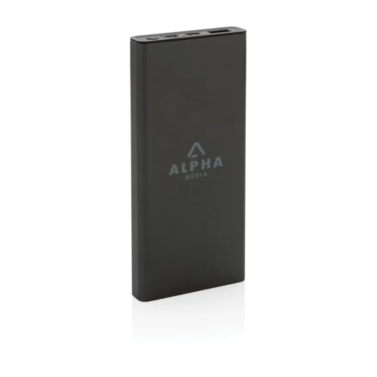 Szybki power bank 10000 mAh Terra, aluminium z recyklingu (P322.692)