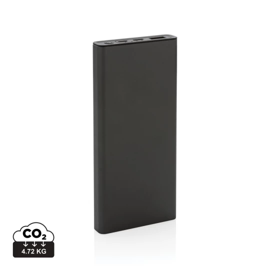 Szybki power bank 10000 mAh Terra, aluminium z recyklingu (P322.692)