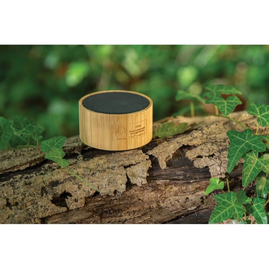 Bambusowy głośnik bezprzewodowy 3W, RABS (P329.591)