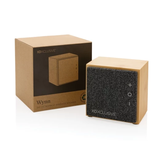 Bambusowy głośnik bezprzewodowy 5W Wynn (P329.639)