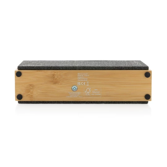 Bambusowy głośnik bezprzewodowy 10W Wynn (P329.649)