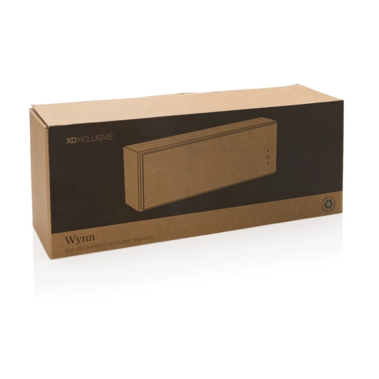 Bambusowy głośnik bezprzewodowy 10W Wynn (P329.649)