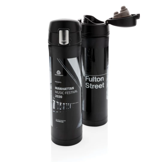 Kubek termiczny 450 ml, stal nierdzewna z recyklingu (P435.501)