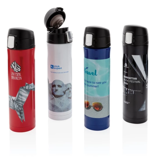 Kubek termiczny 450 ml, stal nierdzewna z recyklingu (P435.501)