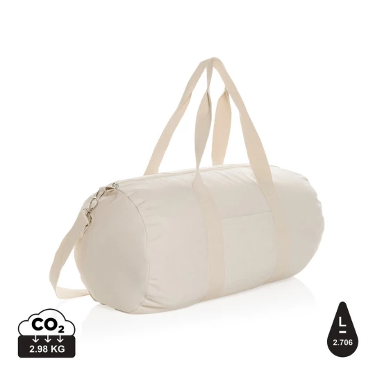 Torba sportowa, podróżna Impact AWARE™, bawełna z recyklingu (P707.190)