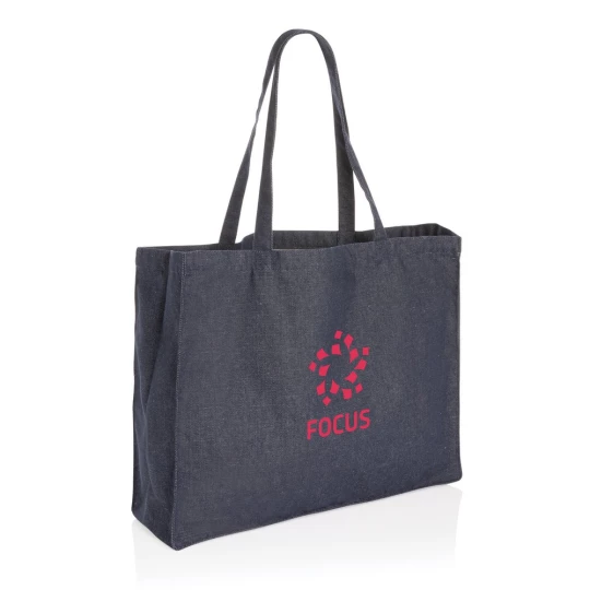Torba na zakupy Impact AWARE™, dżins z recyklingu (P762.855)
