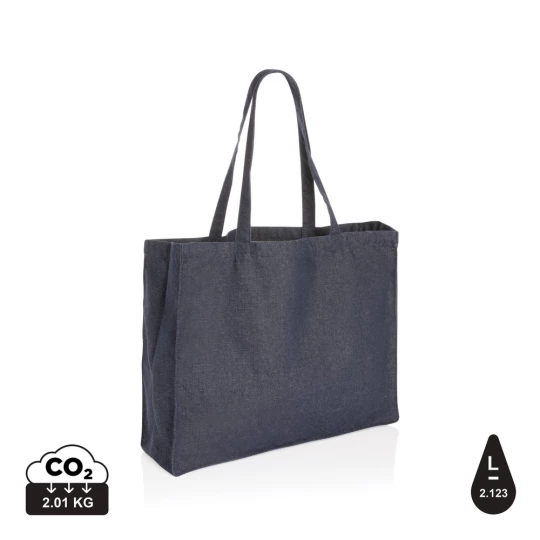 Torba na zakupy Impact AWARE™, dżins z recyklingu (P762.855)
