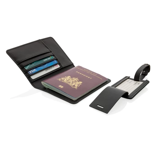 Zestaw podróżny Swiss Peak, PU z recyklingu (P820.731)