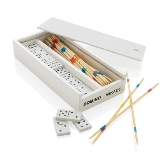 Zestaw gier, mikado i domino (P940.153)