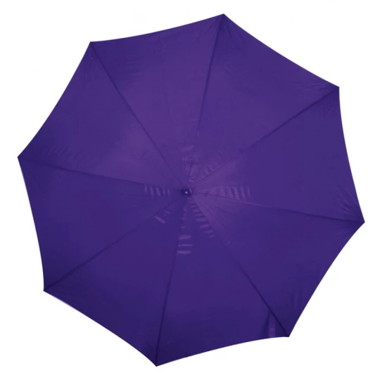 Parasol automatyczny z drewnianą rączką 105 cm - fioletowy - (GM-45131-12)