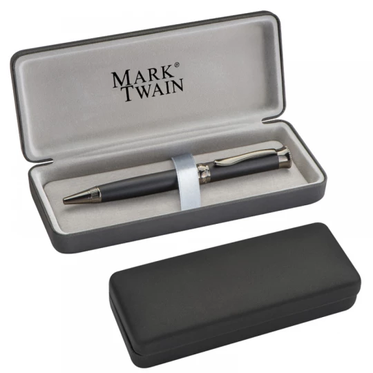 Długopis metalowy Mark Twain - czarny - (GM-10612-03)