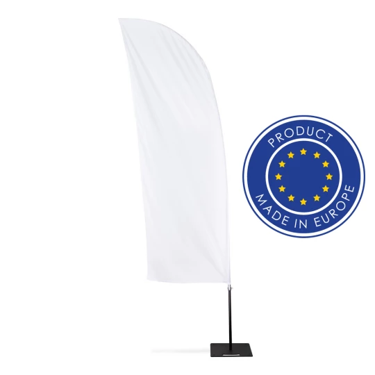 Żagiel reklamowy, flaga reklamowa ze stojakiem | Carlos (V0600-02)