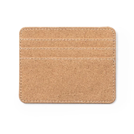 Korkowe etui na karty kredytowe, ochrona RFID (V1106-00)