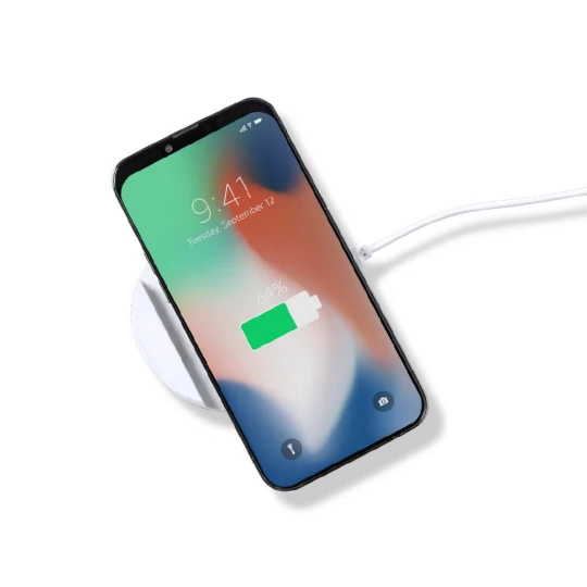 Bambusowa ładowarka bezprzewodowa 15W, stojak na telefon (V1135-00)