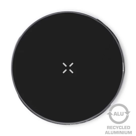 Ładowarka bezprzewodowa 15W z aluminium z recyklingu (V1145-03)