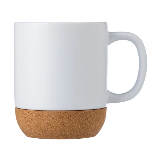 Kubek ceramiczny 420 ml z korkowym elementem (V6985-02)