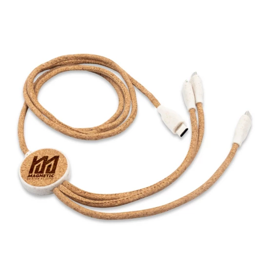 Korkowy kabel do ładowania B'RIGHT | Brent (V0048-00)