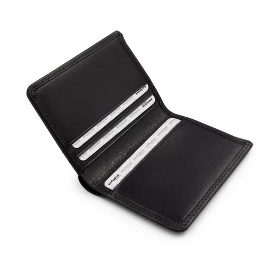 Skórzany portfel Exclusive Collection, etui na karty kredytowe, ochrona RFID | Henrye (V0031-03)