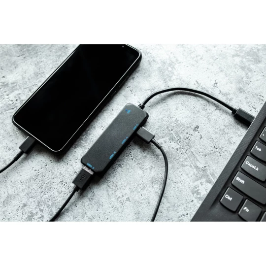 Hub USB i USB typu C z RABS | Gerard (V0018-03)