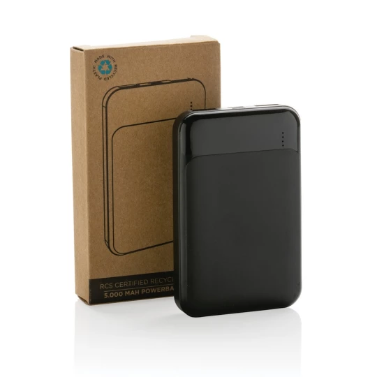 Power bank 5000 mAh, plastik z recyklingu (P322.611)