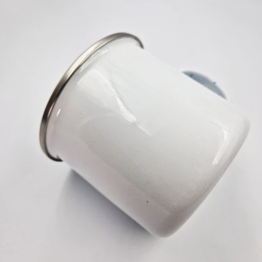 Emaliowany kubek 360 ml | Sandra (V0800/W-02)