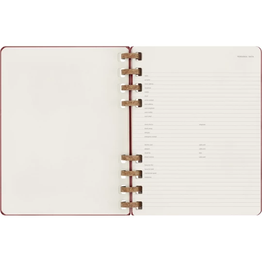 Spiralny kalendarz MOLESKINE Undated Life (VM690-05)