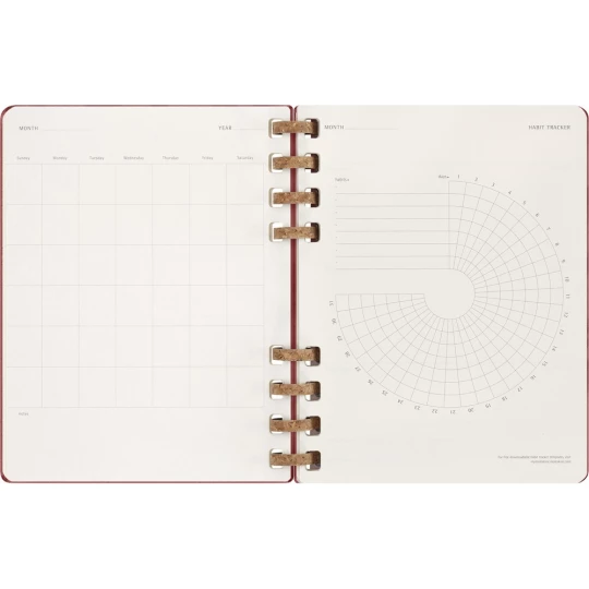 Spiralny kalendarz MOLESKINE Undated Life (VM690-05)