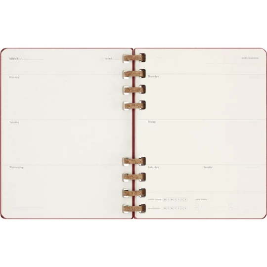 Spiralny kalendarz MOLESKINE Undated Life (VM690-05)