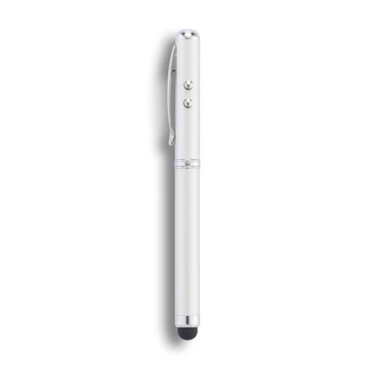 Długopis 4 w 1, touch pen, wskaźnik laserowy, latarka (P327.102)