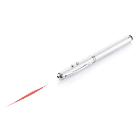 Długopis 4 w 1, touch pen, wskaźnik laserowy, latarka (P327.102)