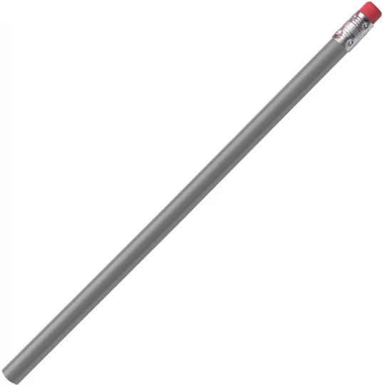 Ołówek z gumką - szary - (GM-10393-07)