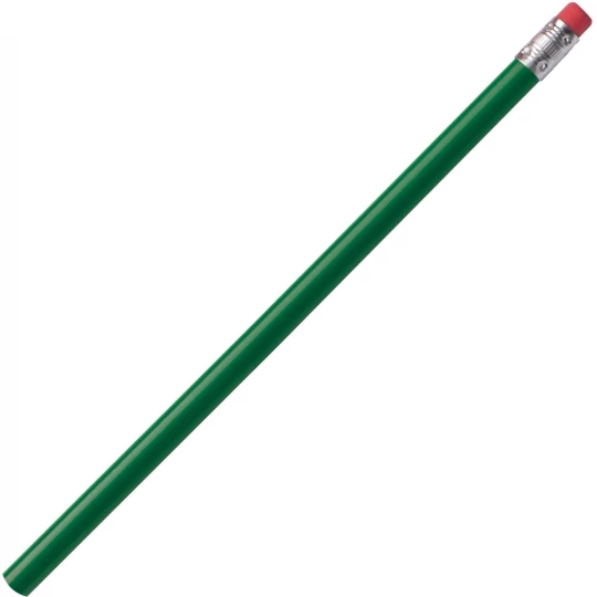 Ołówek z gumką - zielony - (GM-10393-09)