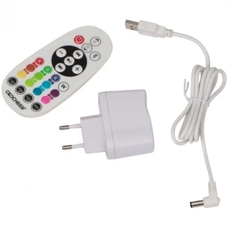 Świecący głośnik Bluetooth XXL - biały - (GM-80735-06)