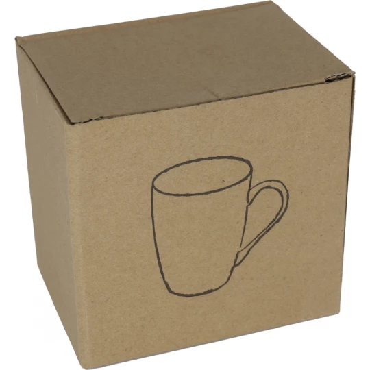 Kubek ceramiczny - gumowany 300 ml - zielony - (GM-80655-09)