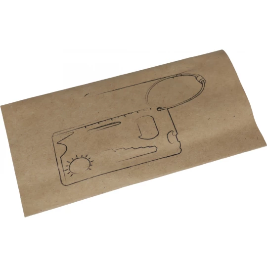 Karta survivalowa - czarny - (GM-90734-03)