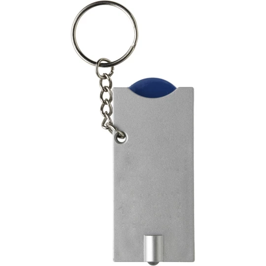 Brelok do kluczy, żeton do wózka na zakupy, lampka LED (V2452-04)