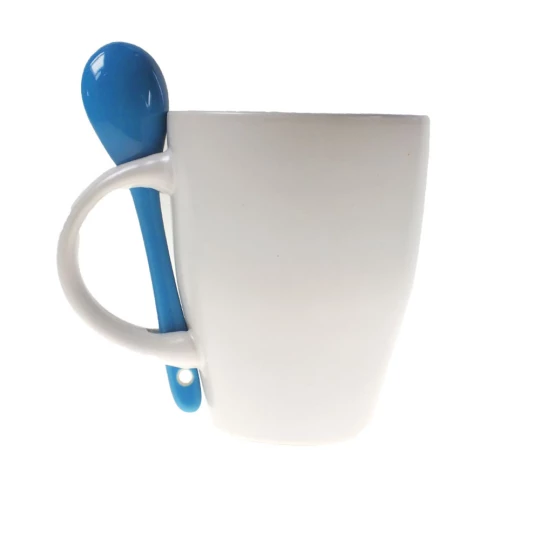 Kubek ceramiczny 300 ml z łyżeczką (V5269-11)