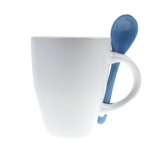Kubek ceramiczny 300 ml z łyżeczką (V5269-11)