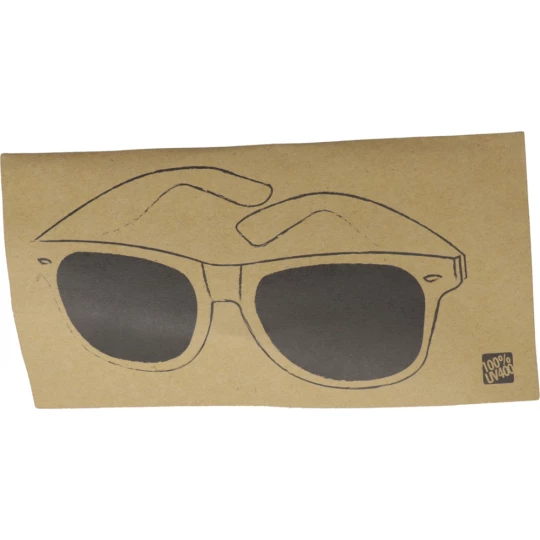 Plastikowe okulary przeciwsłoneczne UV400 - biały - (GM-50671-06)