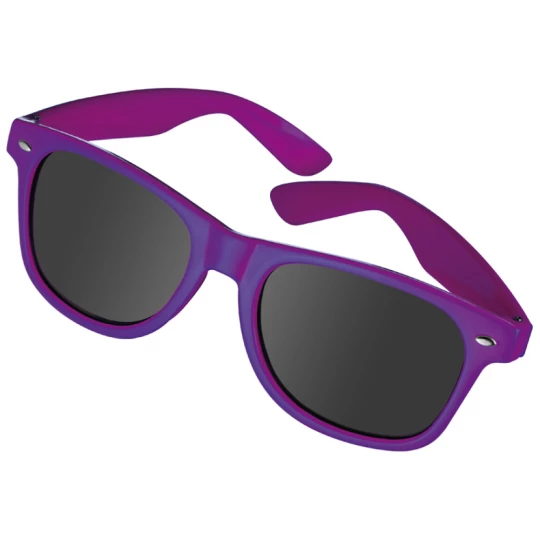Plastikowe okulary przeciwsłoneczne 400 UV - fioletowy - (GM-58758-12)