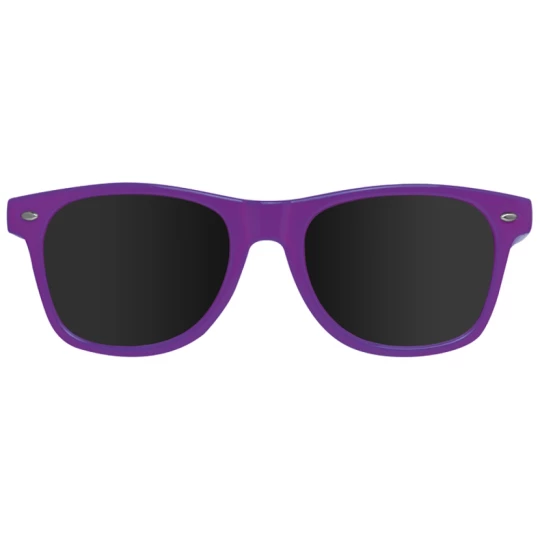 Plastikowe okulary przeciwsłoneczne 400 UV - fioletowy - (GM-58758-12)